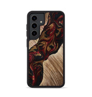 Galaxy S24 Wood Phone Case - Tylor (Red, 815302)