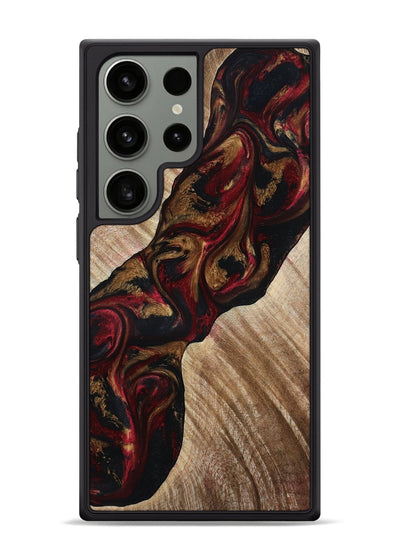 Galaxy S24 Ultra Wood Phone Case - Tylor (Red, 815302)