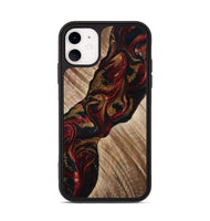 iPhone 11 Wood Phone Case - Tylor (Red, 815302)
