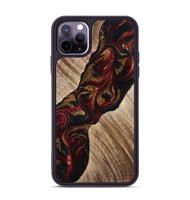 iPhone 11 Pro Max Wood Phone Case - Tylor (Red, 815302)