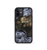 iPhone 12 mini Wood Phone Case - Elaina (Black & White, 815305)