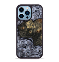 iPhone 14 Pro Max Wood Phone Case - Elaina (Black & White, 815305)