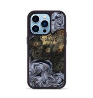 iPhone 14 Pro Wood Phone Case - Elaina (Black & White, 815305)