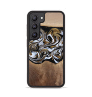 Galaxy S23 Wood Phone Case - Anjali (Black & White, 815308)
