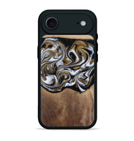 iPhone 17 Air Wood Phone Case - Anjali (Black & White, 815308)