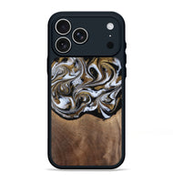 iPhone 17 Pro Max Wood Phone Case - Anjali (Black & White, 815308)