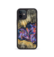 iPhone 12 mini Wood Phone Case - Elma (Blue, 815337)
