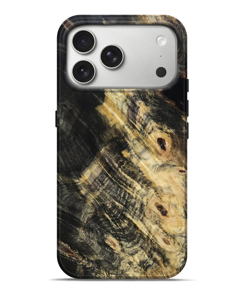 iPhone 17 Pro Max Wood Live Edge Phone Case - Kwame (Wood Burl, 815450)