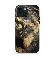 iPhone 15 Wood Live Edge Phone Case - Fannie (Wood Burl, 815453)