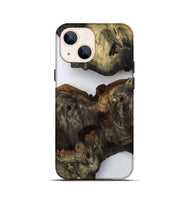 iPhone 13 mini Wood Live Edge Phone Case - Minta (Clear, 815474)