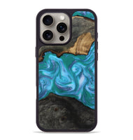 iPhone 16 Pro Max Wood Phone Case - Nya (Blue, 815492)