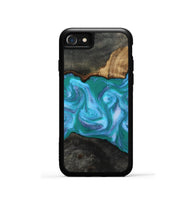iPhone SE Wood Phone Case - Nya (Blue, 815492)