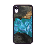iPhone Xr Wood Phone Case - Nya (Blue, 815492)