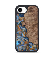 iPhone 17e Wood Phone Case - Marvel (Teal & Gold, 815499)