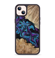iPhone 14 Plus Wood Phone Case - Spring (Purple, 815506)