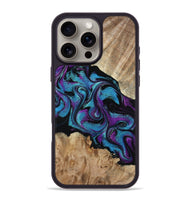 iPhone 16 Pro Max Wood Phone Case - Spring (Purple, 815506)