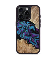 iPhone 16 Pro Wood Phone Case - Spring (Purple, 815506)
