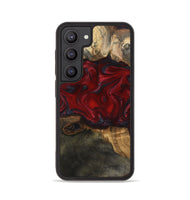 Galaxy S23 Wood Phone Case - Lina (Red, 815509)