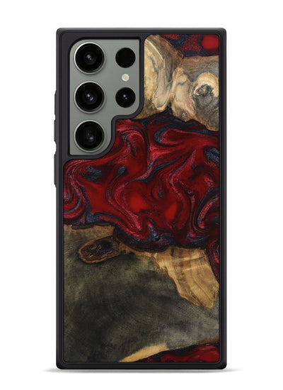 Galaxy S24 Ultra Wood Phone Case - Lina (Red, 815509)