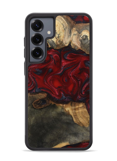 Galaxy S25 Plus Wood Phone Case - Lina (Red, 815509)