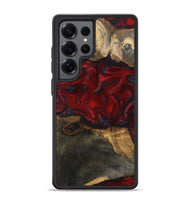 Galaxy S25 Ultra Wood Phone Case - Lina (Red, 815509)