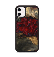 iPhone 11 Wood Phone Case - Lina (Red, 815509)