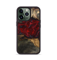 iPhone 13 Pro Wood Phone Case - Lina (Red, 815509)
