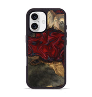 iPhone 17 Wood Phone Case - Lina (Red, 815509)