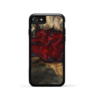 iPhone SE Wood Phone Case - Lina (Red, 815509)