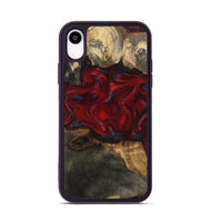 iPhone Xr Wood Phone Case - Lina (Red, 815509)