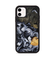 iPhone 11 Wood Phone Case - Zora (Black & White, 815510)