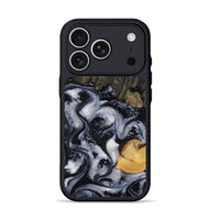iPhone 17 Pro Wood Phone Case - Zora (Black & White, 815510)