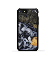 iPhone SE Wood Phone Case - Zora (Black & White, 815510)