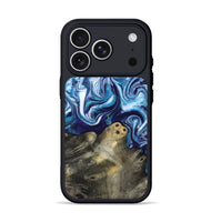 iPhone 17 Pro Wood Phone Case - Krish (Blue, 815523)