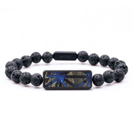Lava Bead Wood Bracelet - Susie (Pattern, 815630)