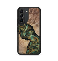 Galaxy S22 Wood Phone Case - Deron (Green, 815658)