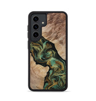 Galaxy S24 Wood Phone Case - Deron (Green, 815658)