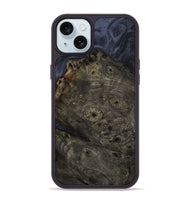 iPhone 15 Plus Wood Phone Case - Brandi (Wood Burl, 815661)
