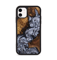 iPhone 11 Wood Phone Case - Ophelia (Black & White, 815671)