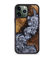 iPhone 13 Pro Max Wood Phone Case - Ophelia (Black & White, 815671)