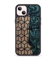 iPhone 14 Plus Wood Phone Case - Harry (Pattern, 815688)