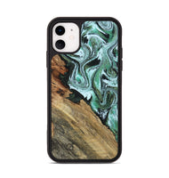 iPhone 11 Wood Phone Case - Pearle (Green, 815689)