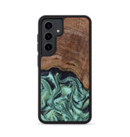 Galaxy S24 Wood Phone Case - Donovan (Green, 815690)