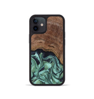 iPhone 12 mini Wood Phone Case - Donovan (Green, 815690)