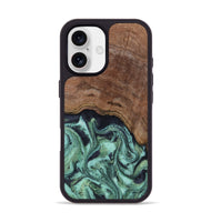 iPhone 17 Wood Phone Case - Donovan (Green, 815690)