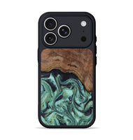 iPhone 17 Pro Wood Phone Case - Donovan (Green, 815690)