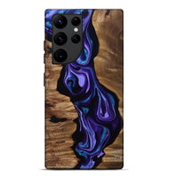 Galaxy S22 Ultra Wood Live Edge Phone Case - Lilla (Purple, 815786)