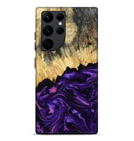Galaxy S22 Ultra Wood Live Edge Phone Case - Baby (Purple, 815798)