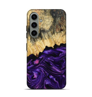 Galaxy S24 Wood Live Edge Phone Case - Baby (Purple, 815798)