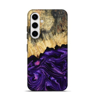 Galaxy S25 Wood Live Edge Phone Case - Baby (Purple, 815798)